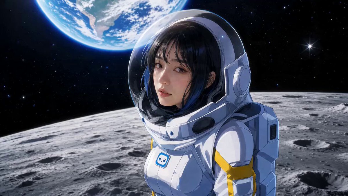 Astronaut Anime Style Mission
