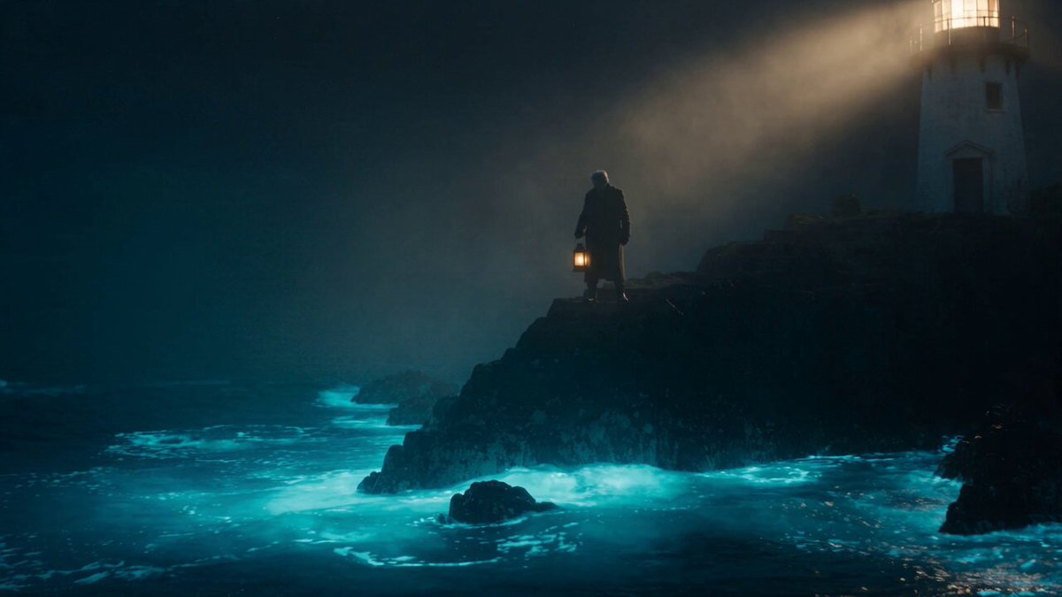 Bioluminescent Lighthouse Watcher