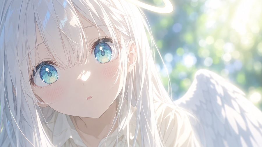 Anime Angel Girl Portrait