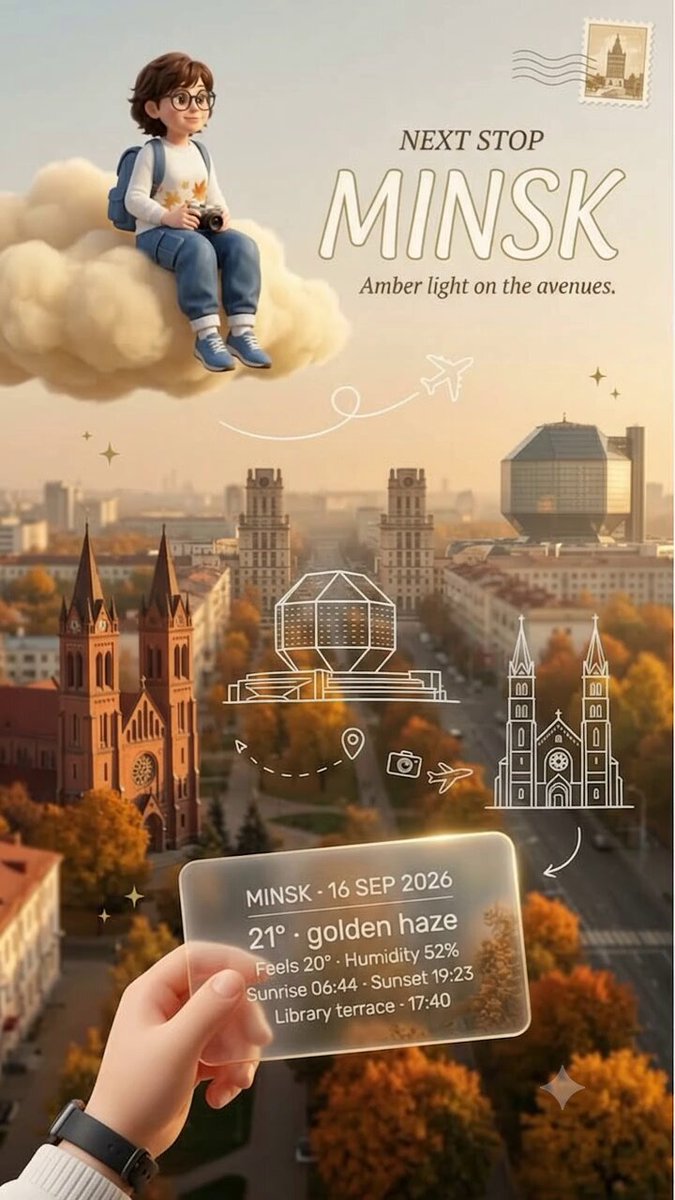 Autumn Travel Poster Animation