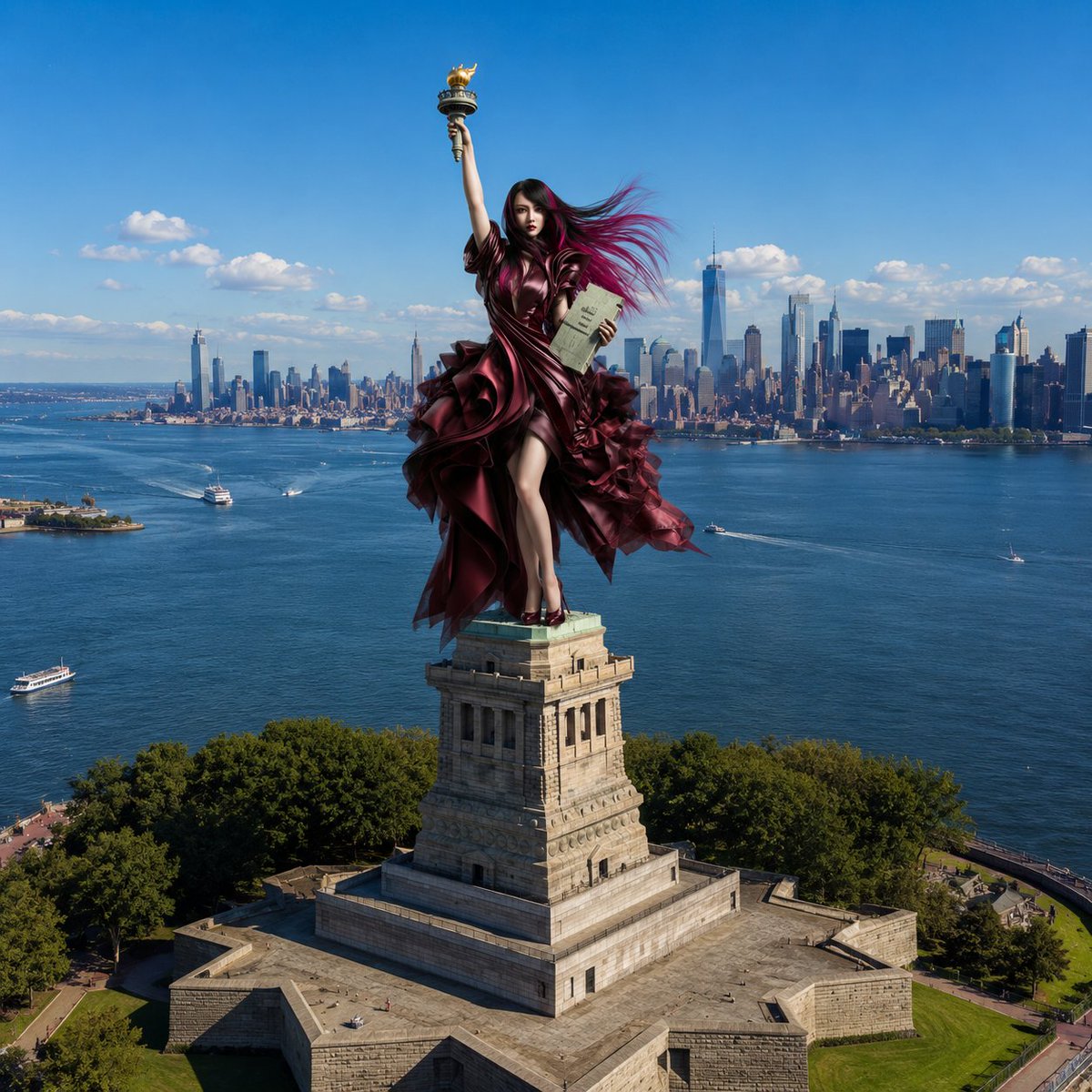 Statue of Liberty Subject Replacement