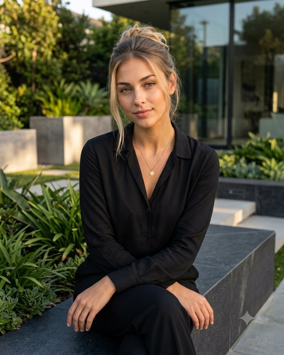 Luxury Garden Lifestyle Portrait