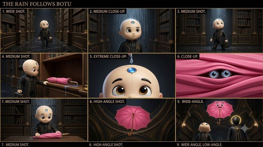 Cinematic 3D Animated AI Archivist