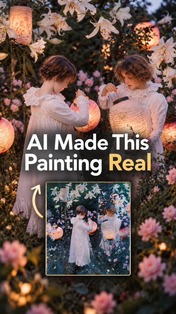 AI Realistic Thumbnail: Girl with Lantern