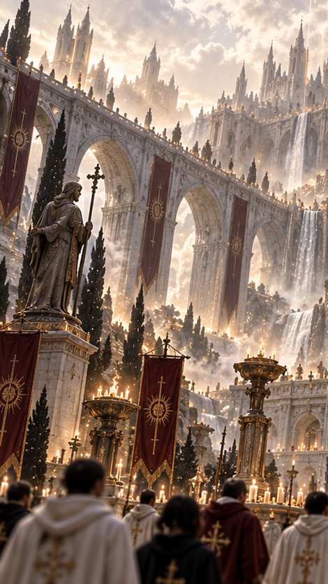 Gothic Saint Pilgrimage Cathedral