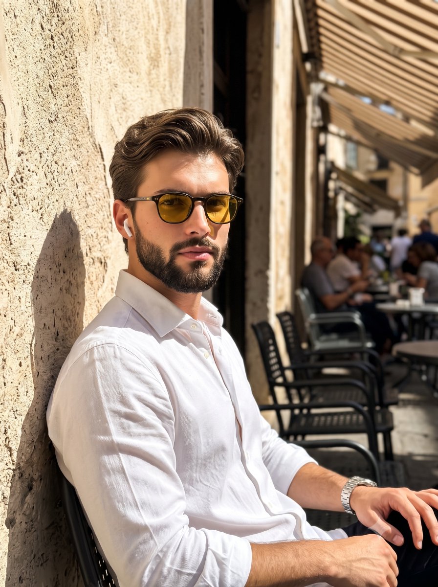 Sunny European Street Portrait
