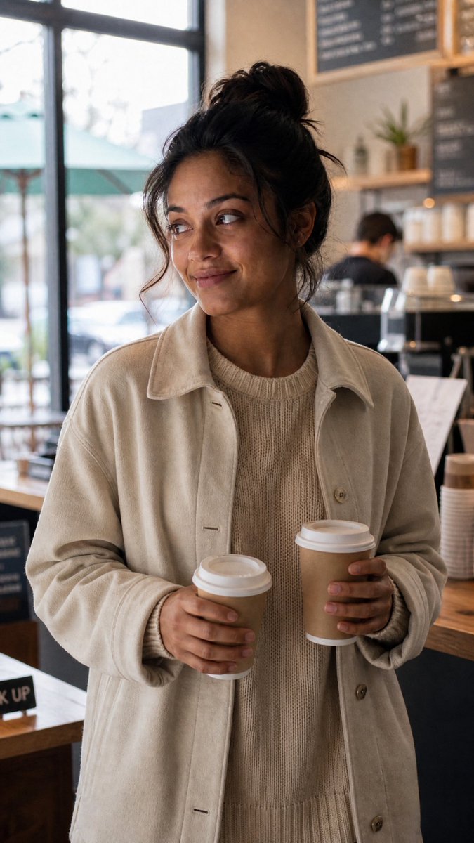 Candid Coffee Shop Portrait