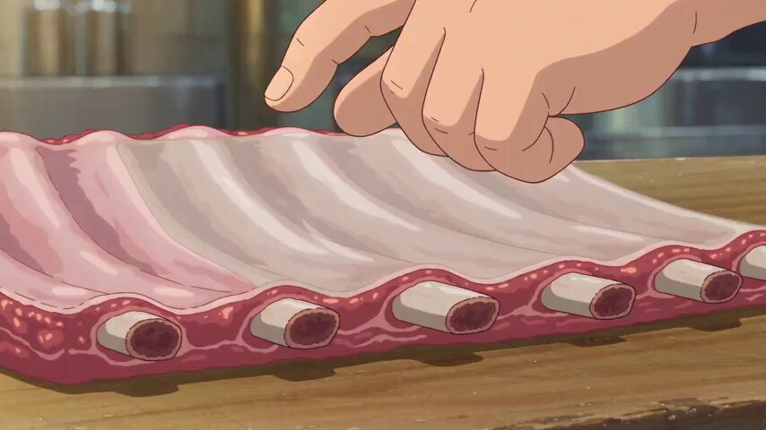 Anime Cooking Scene Animation Prompt