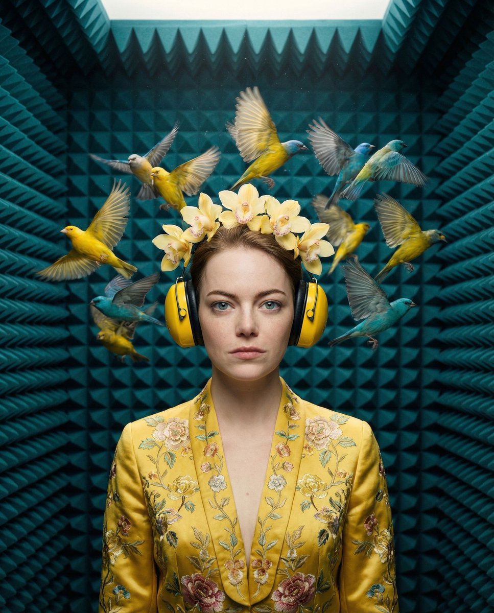 Surreal Bird Fashion Symphony