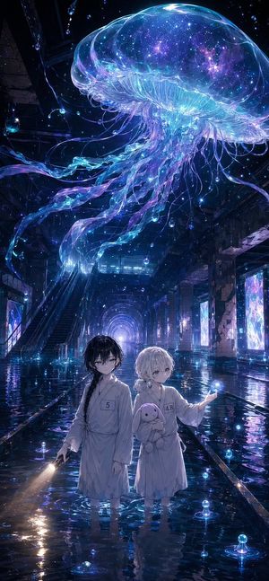 Cosmic Jellyfish Subway Children