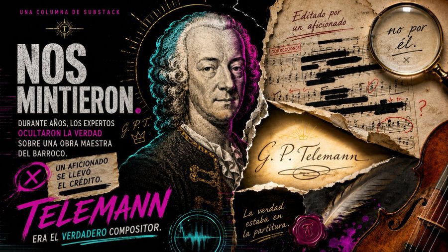 Telemann Baroque Scandal Poster