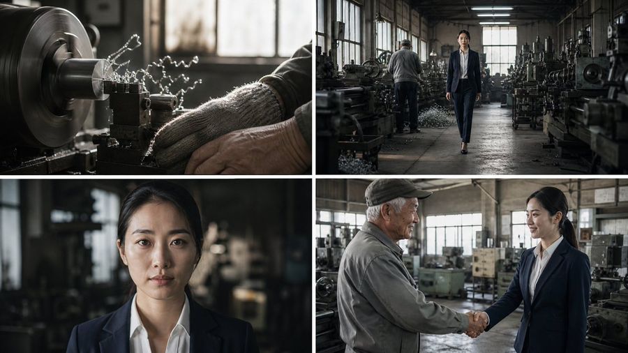 Industrial Factory Storyboard