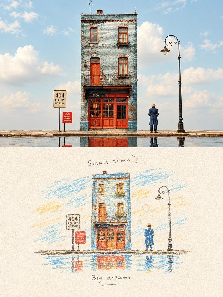 Vintage Travel Journal Illustration