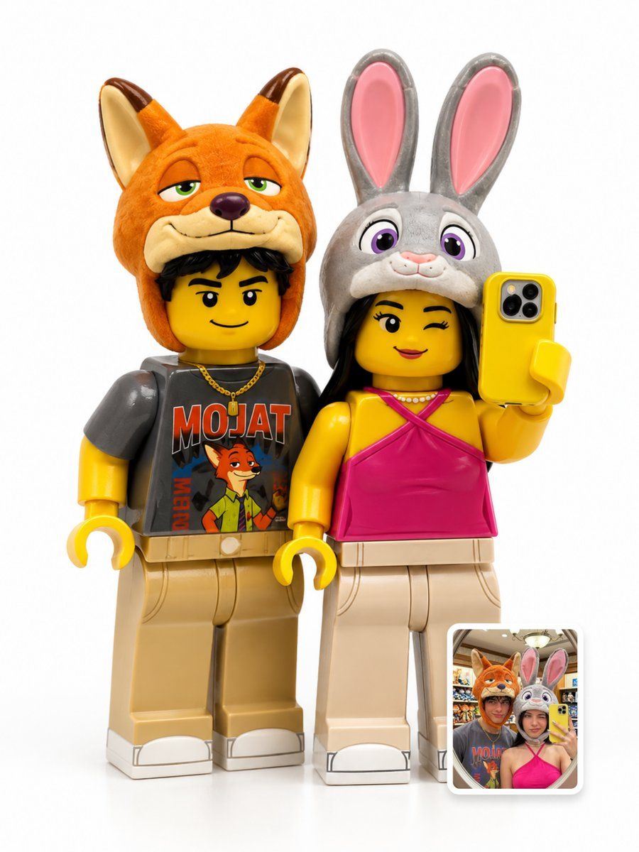LEGO Minifigure Transformation