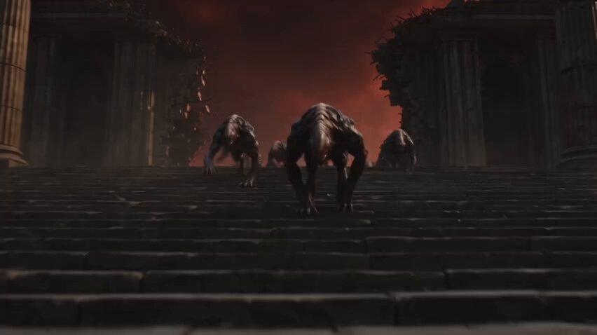 Female Warrior Magic Action Scene