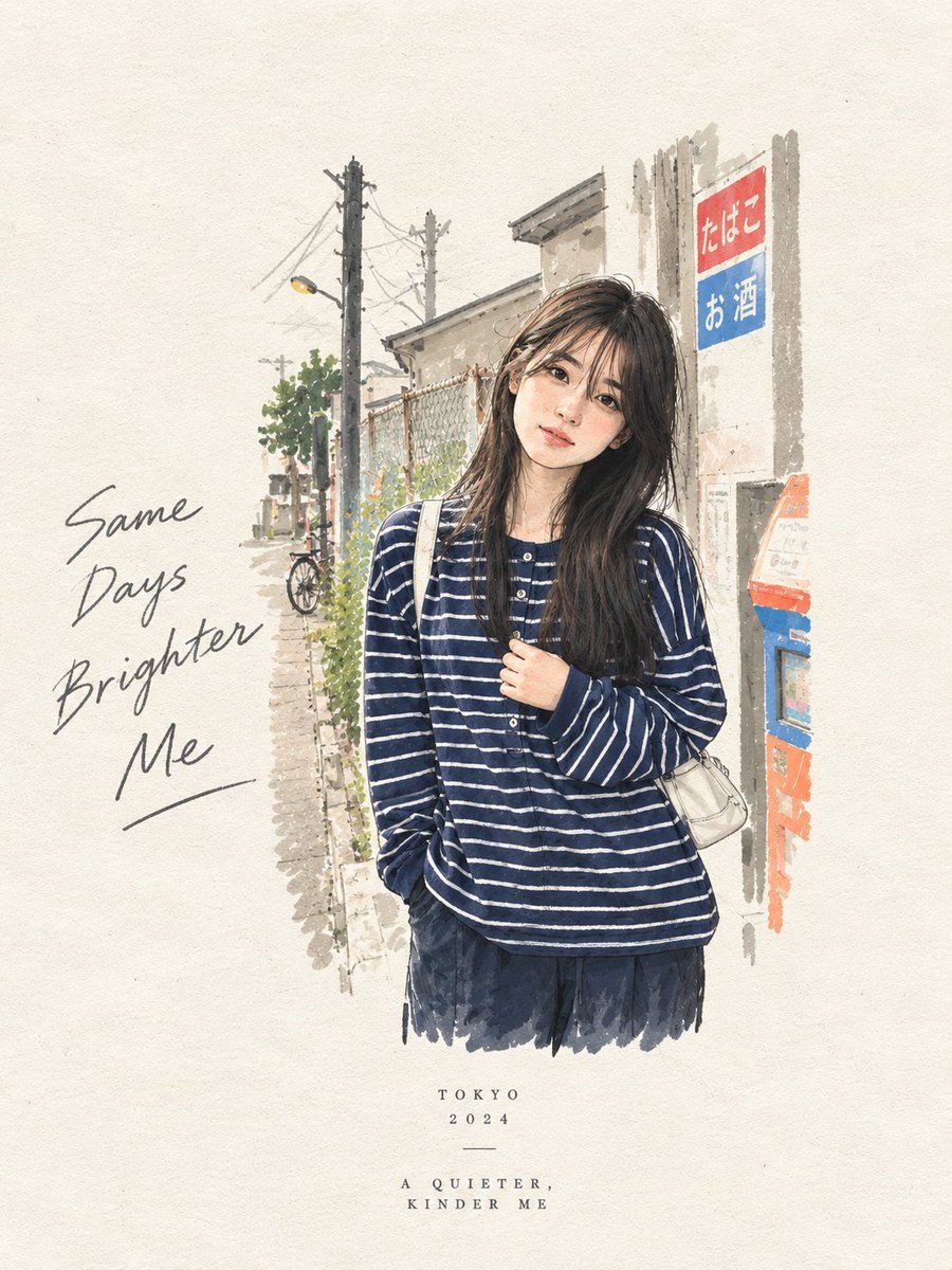 Split Canvas Editorial Art Poster