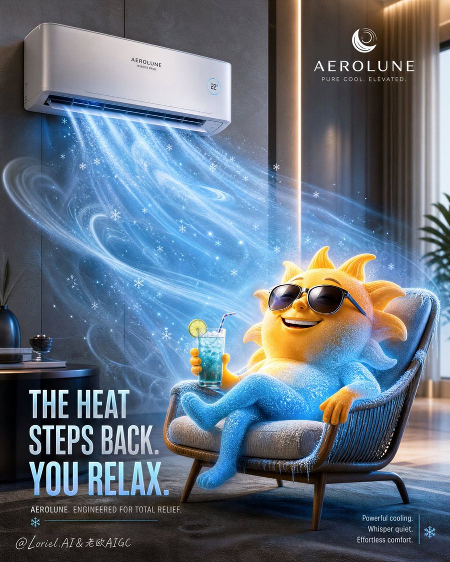 Luxury Desert Air Conditioner Advertisement