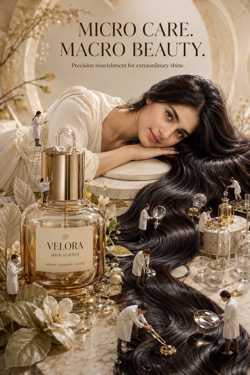 Luxury Beauty Advertising Poster