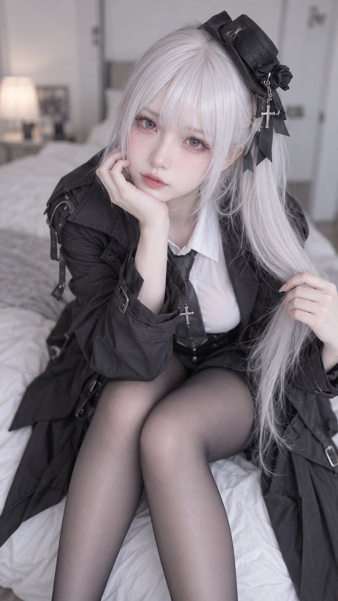 Gothic Lolita Bedroom Cosplay Photography
