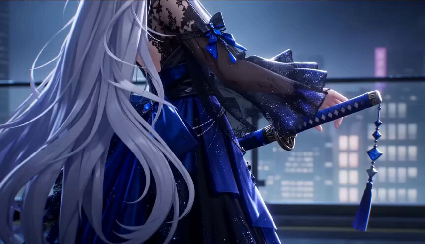 Cinematic Anime Swordsman Action