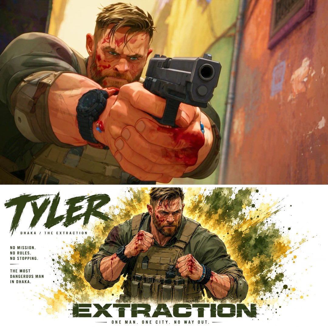 Tyler Rake 动漫街头场景