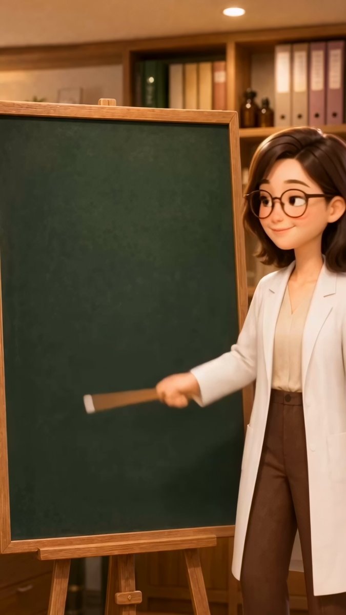 Japanese Classroom Teacher Writing Animation