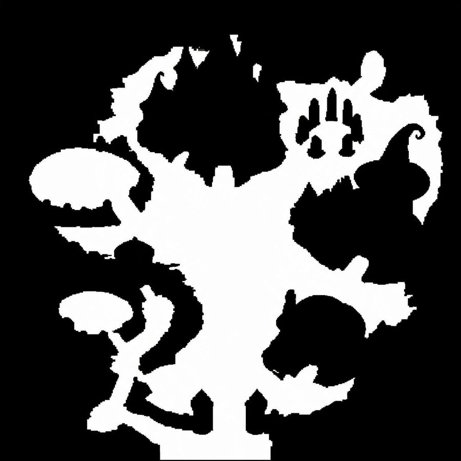 Binarized Navigable Area Mask