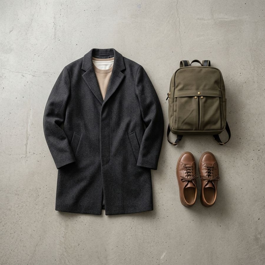 Boutique E-commerce Flat Lay Grid