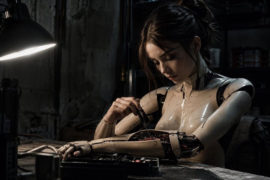 Android and Robot Sci-Fi Prompts