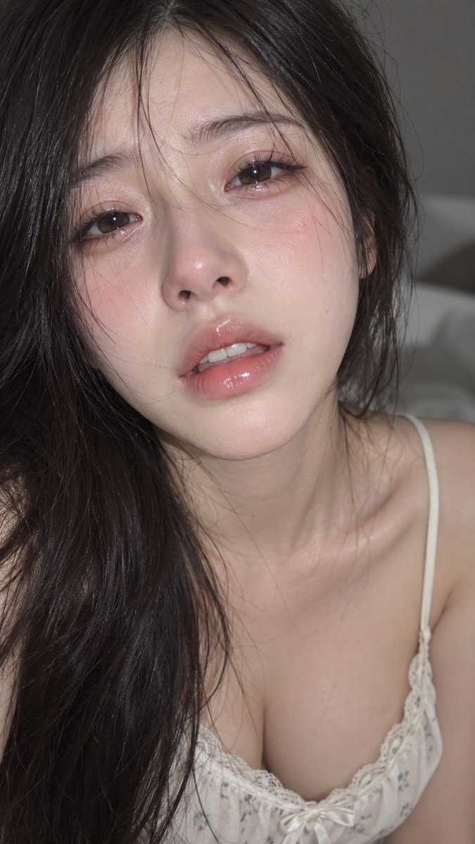 Emotional Close-up Portrait