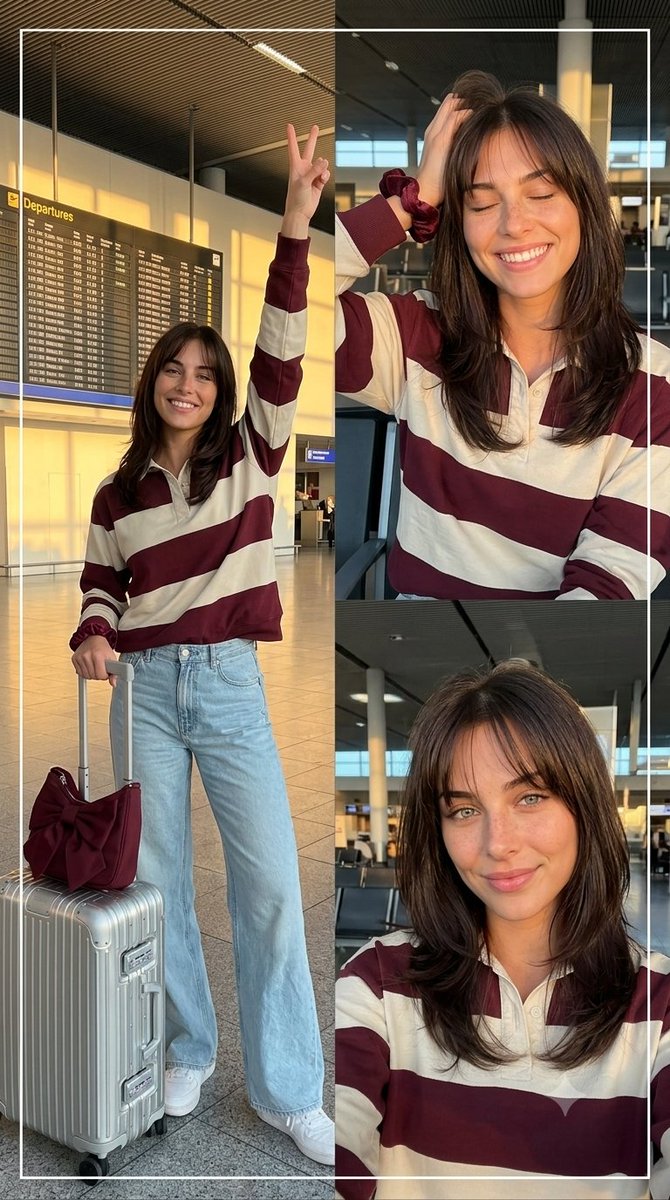 Airport Golden Hour Triptych
