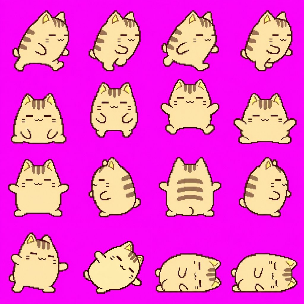 Pixel Art Animation Sprite Sheet