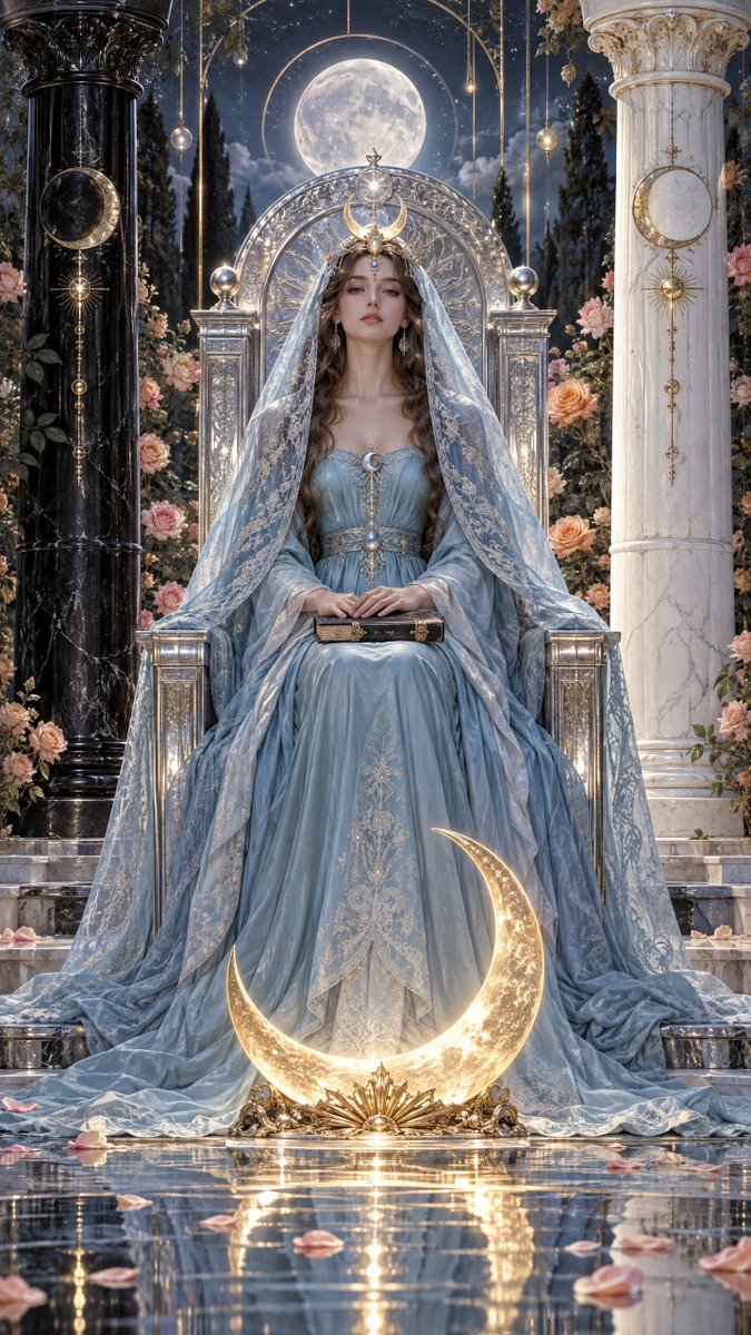The High Priestess Tarot Image Prompt