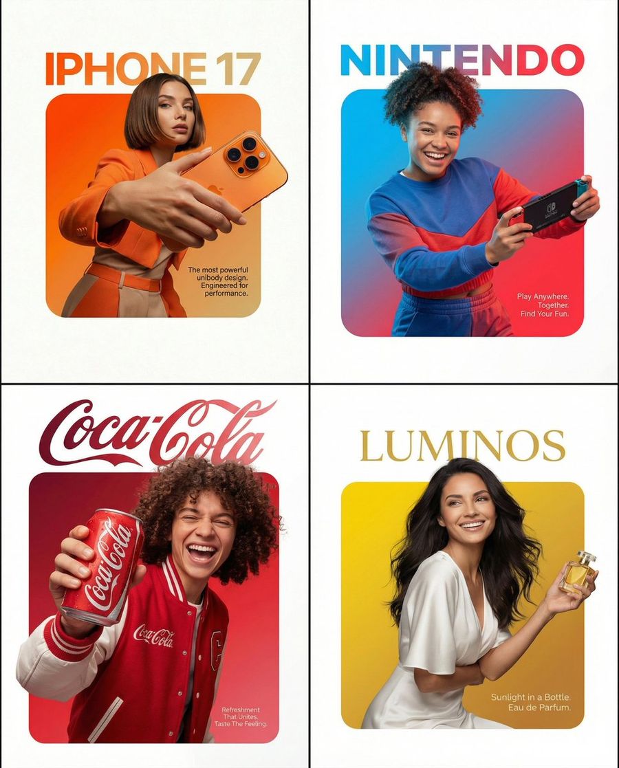 Breakthrough Effect Graphic Design Product Ad Prompt