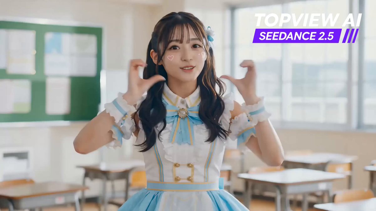 Idol Dance with 2D Effects