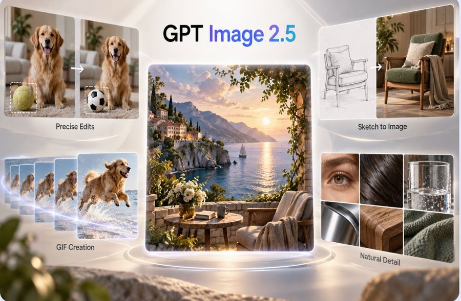 GPT Image 2.5 Feature Hero Graphic