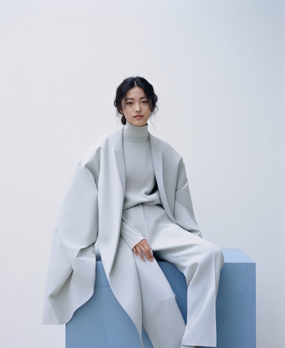 Minimalist Architectural Fashion Portrait