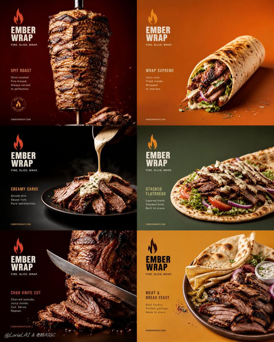 High-End 6-Grid BBQ Marketing Campaign
