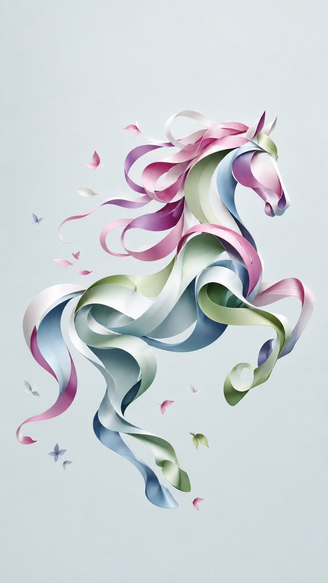 Elegant Abstract Ribbon Illustration