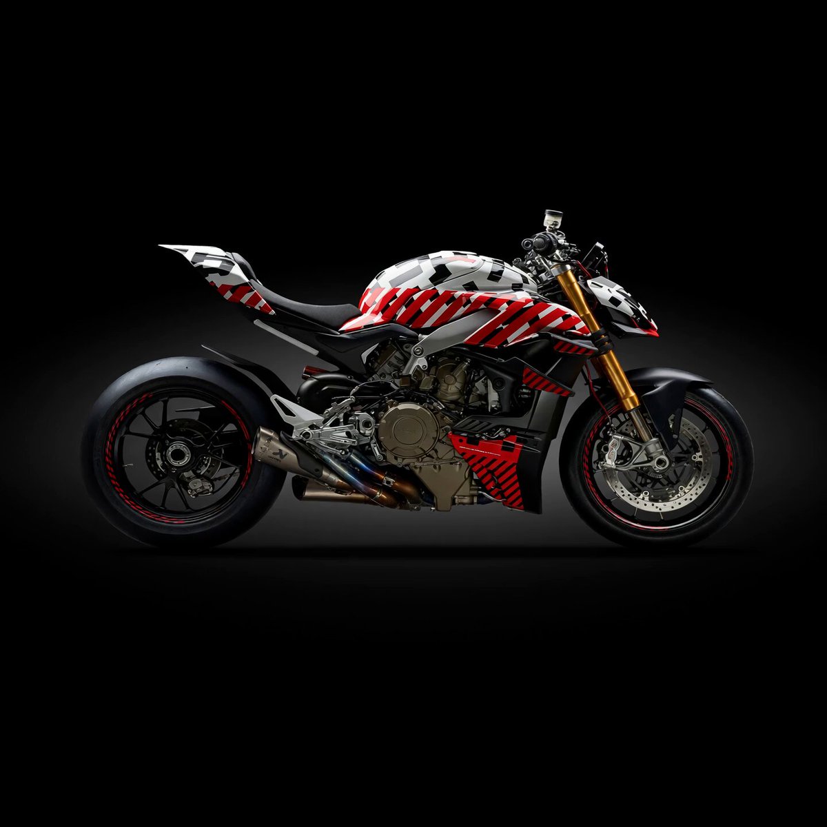 Robot Riding Ducati Out of Showroom