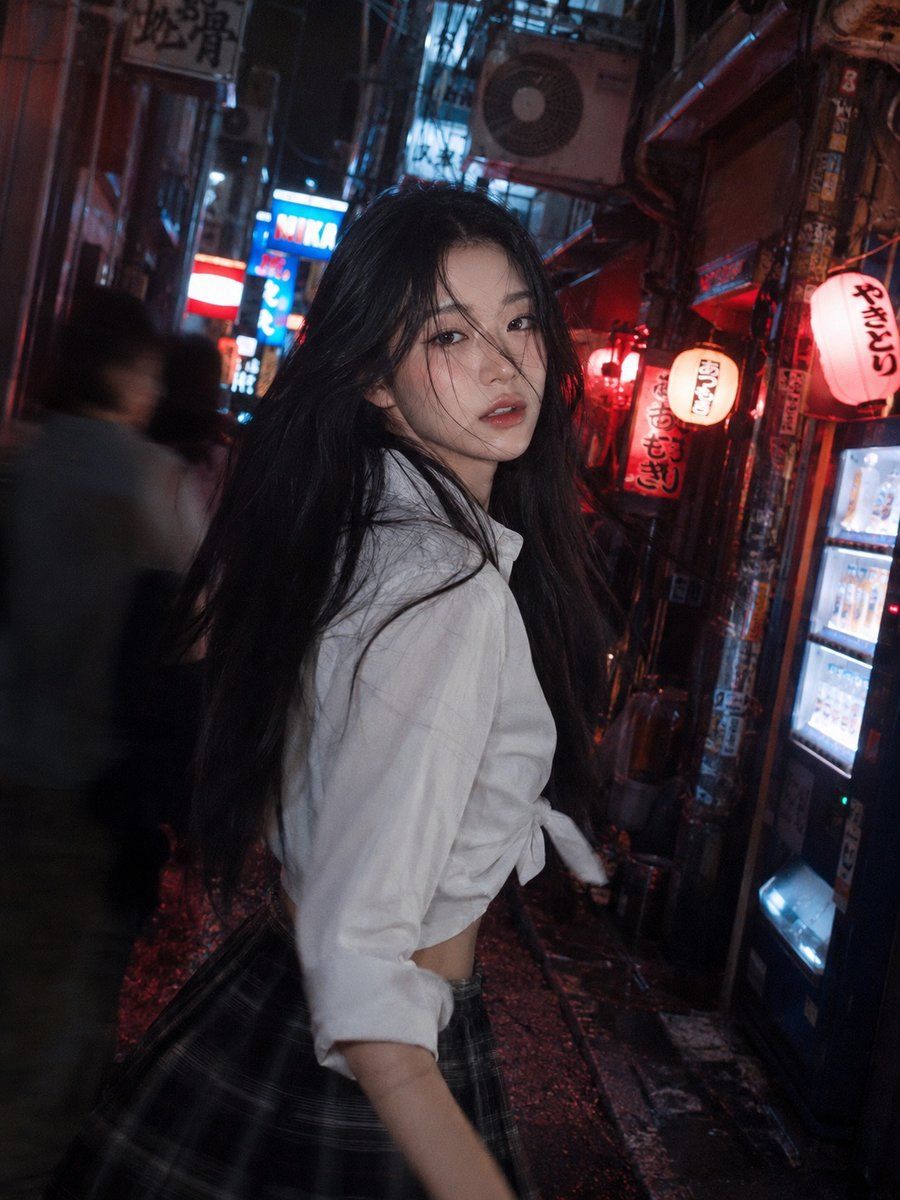 Tokyo Back Alley Neon Snapshot