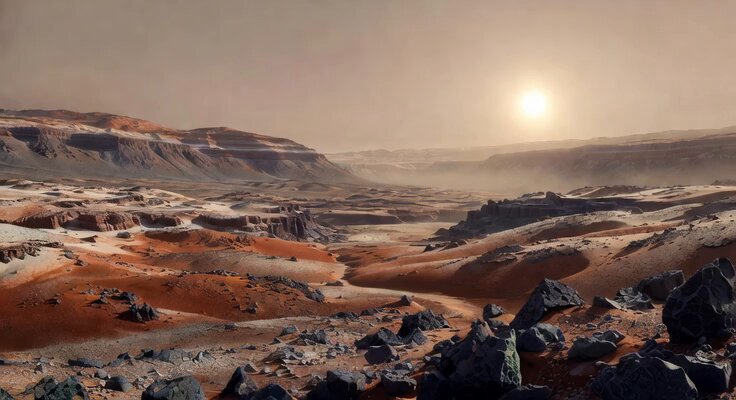IMAX Mars Panoramic Landscape