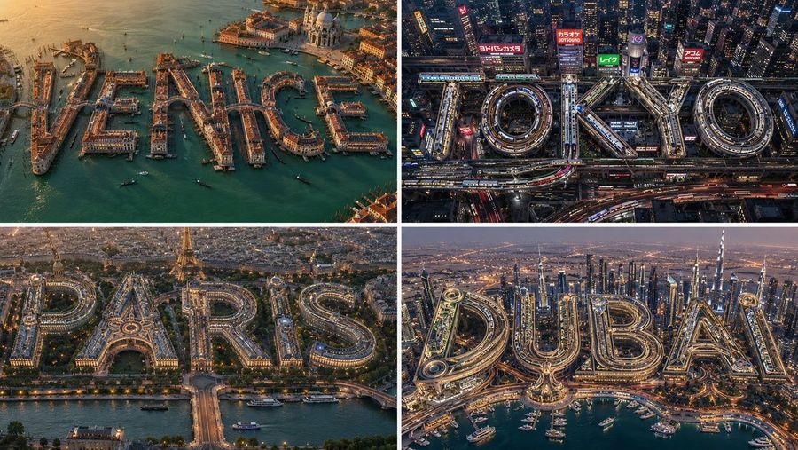 Infrastructure-based Urban Typography