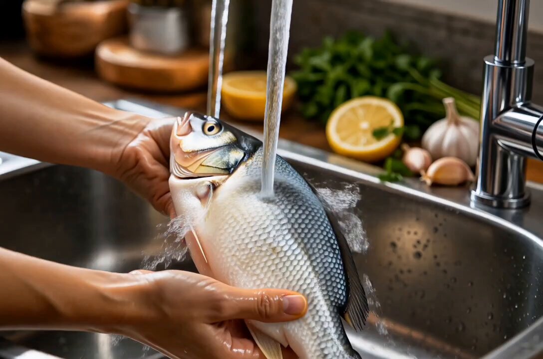 Cinematic Fish Cooking Advertisement