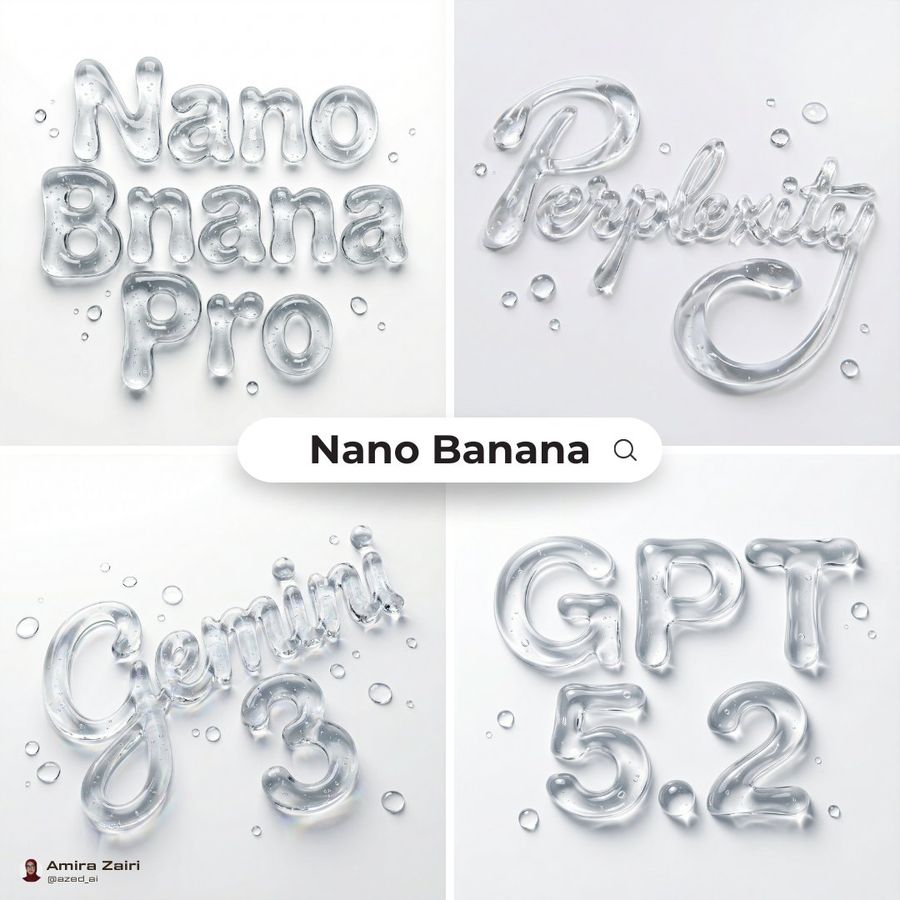Abstract Liquid Text Generation Prompt