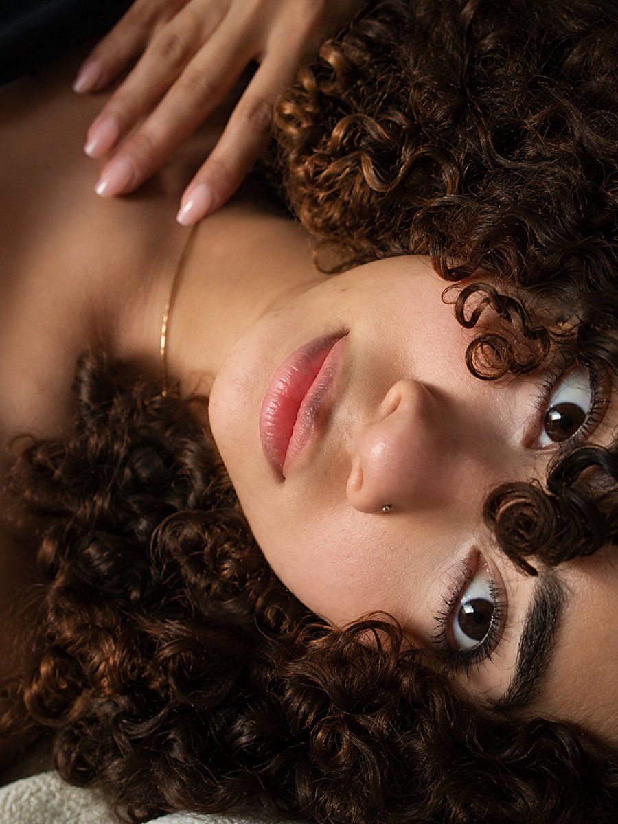 Photorealistic Magnetic Beauty Portrait