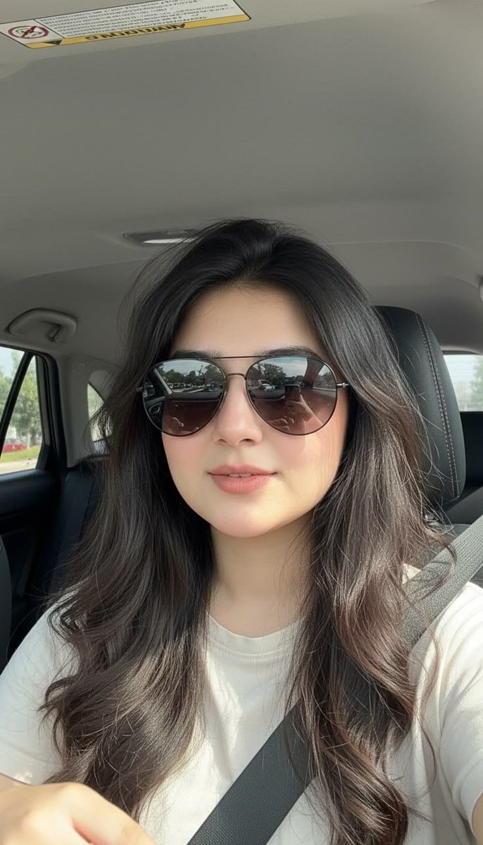 Realistic In-Car Selfie Based on Reference
