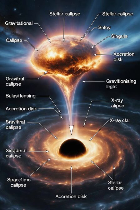 Black Hole Stellar Collapse Visualization