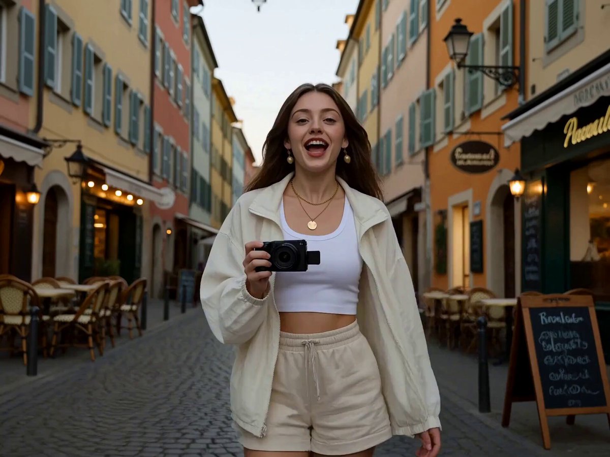 Cinematic European Old Town Travel Vlog