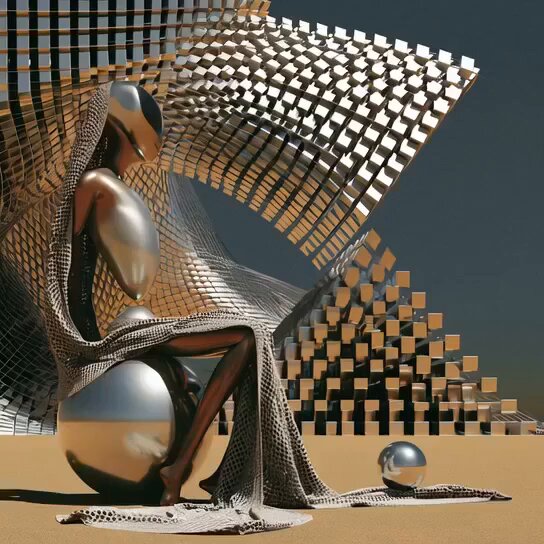 Metallic Fractal Grace